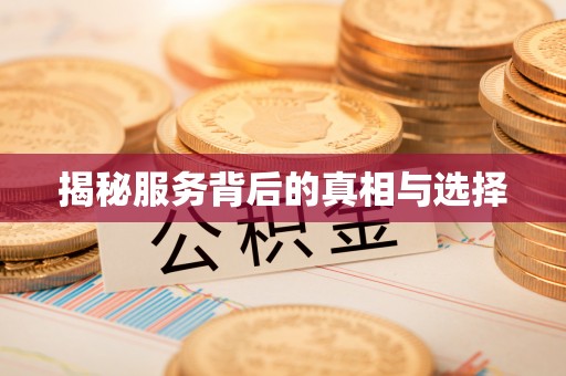 子洲揭秘服务背后的真相与选择