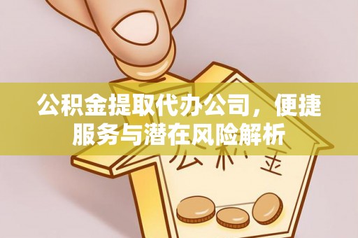 子洲公积金提取代办公司，便捷服务与潜在风险解析