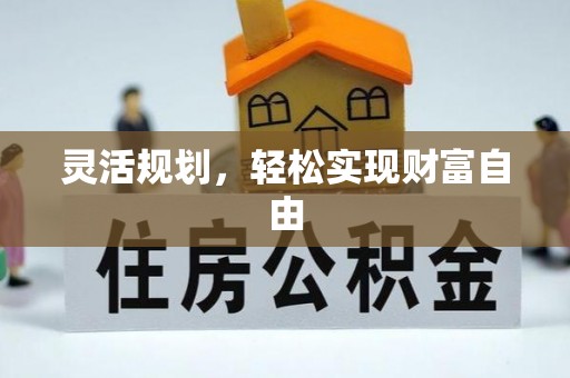 子洲灵活规划，轻松实现财富自由