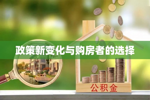 子洲政策新变化与购房者的选择