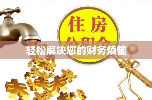 子洲轻松解决您的财务烦恼